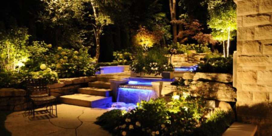 Outdoor Lighting Project near Keller