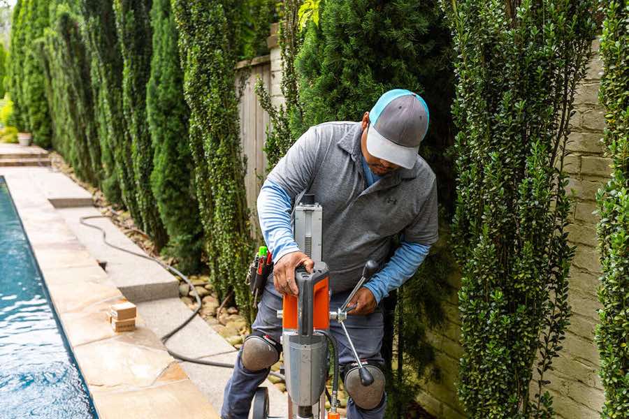 Outdoor Lighting Project near Saginaw